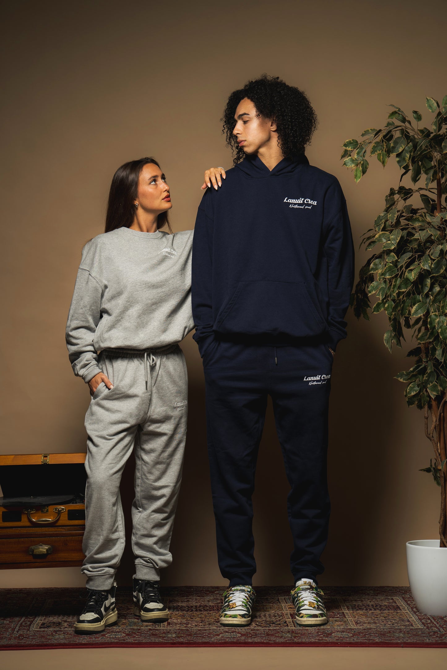 HOODIE OVERSIZE BLUE NAVY NOCTURNAL SOUL