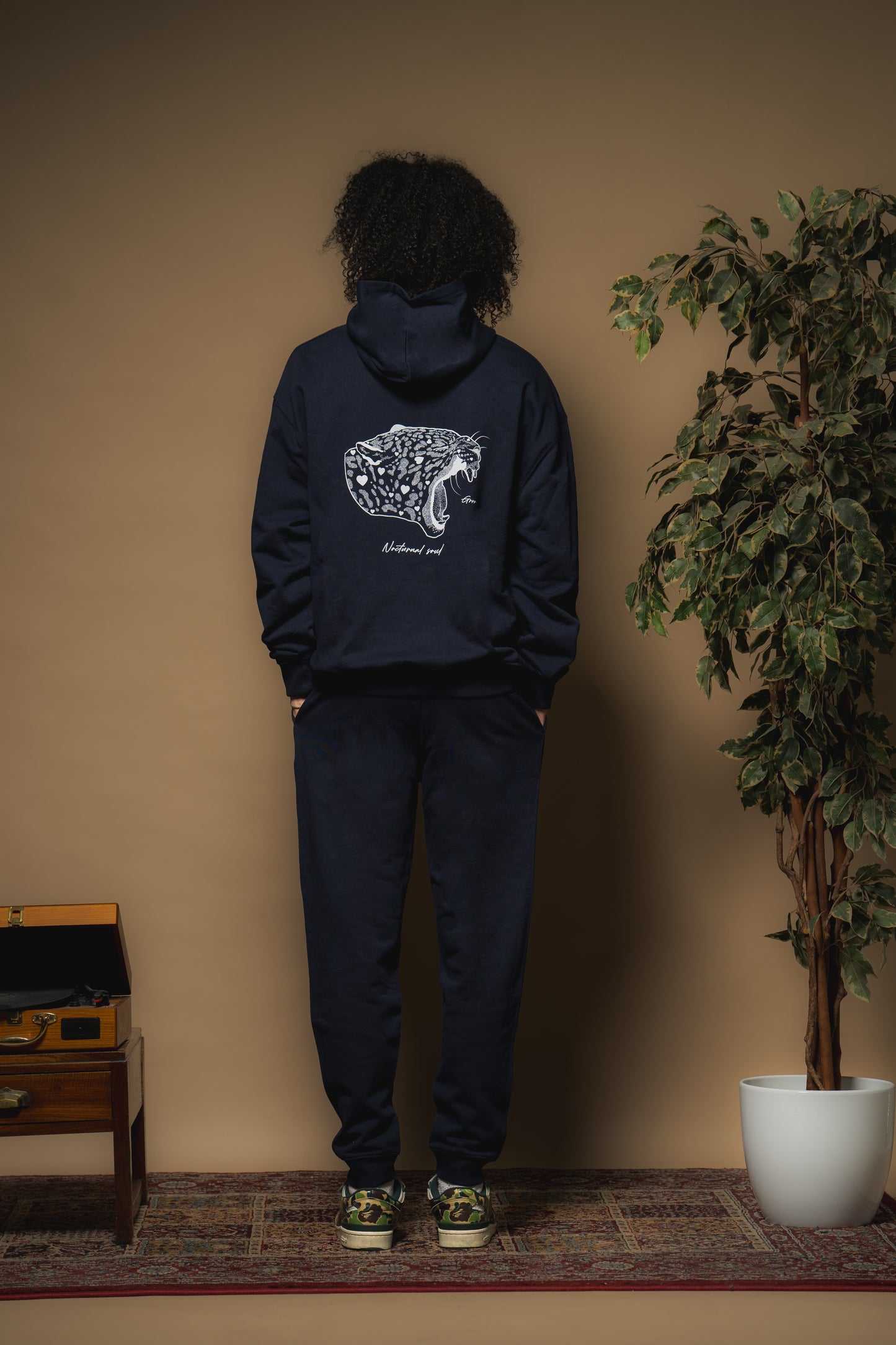 HOODIE OVERSIZE BLUE NAVY NOCTURNAL SOUL