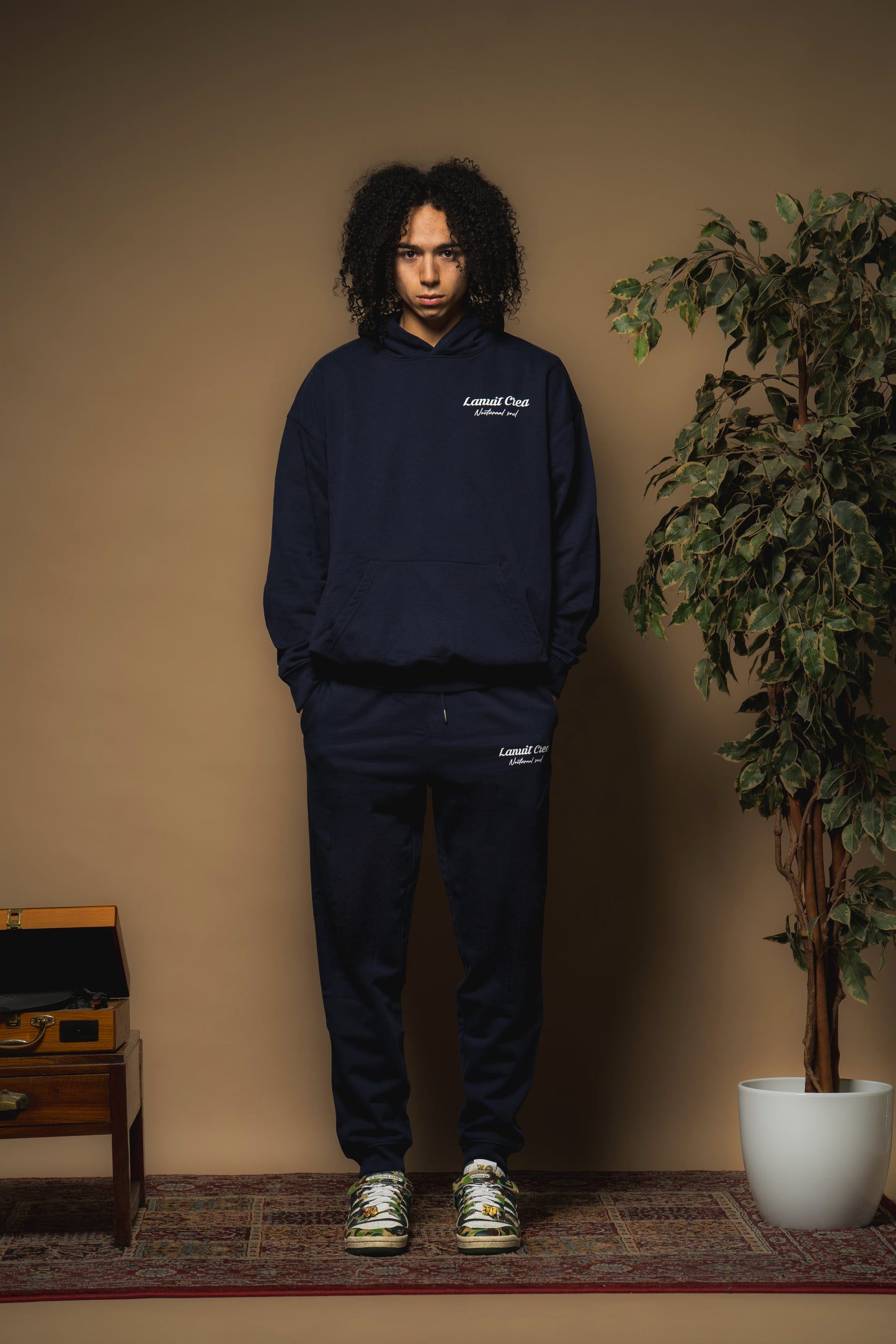 HOODIE OVERSIZE BLUE NAVY NOCTURNAL SOUL