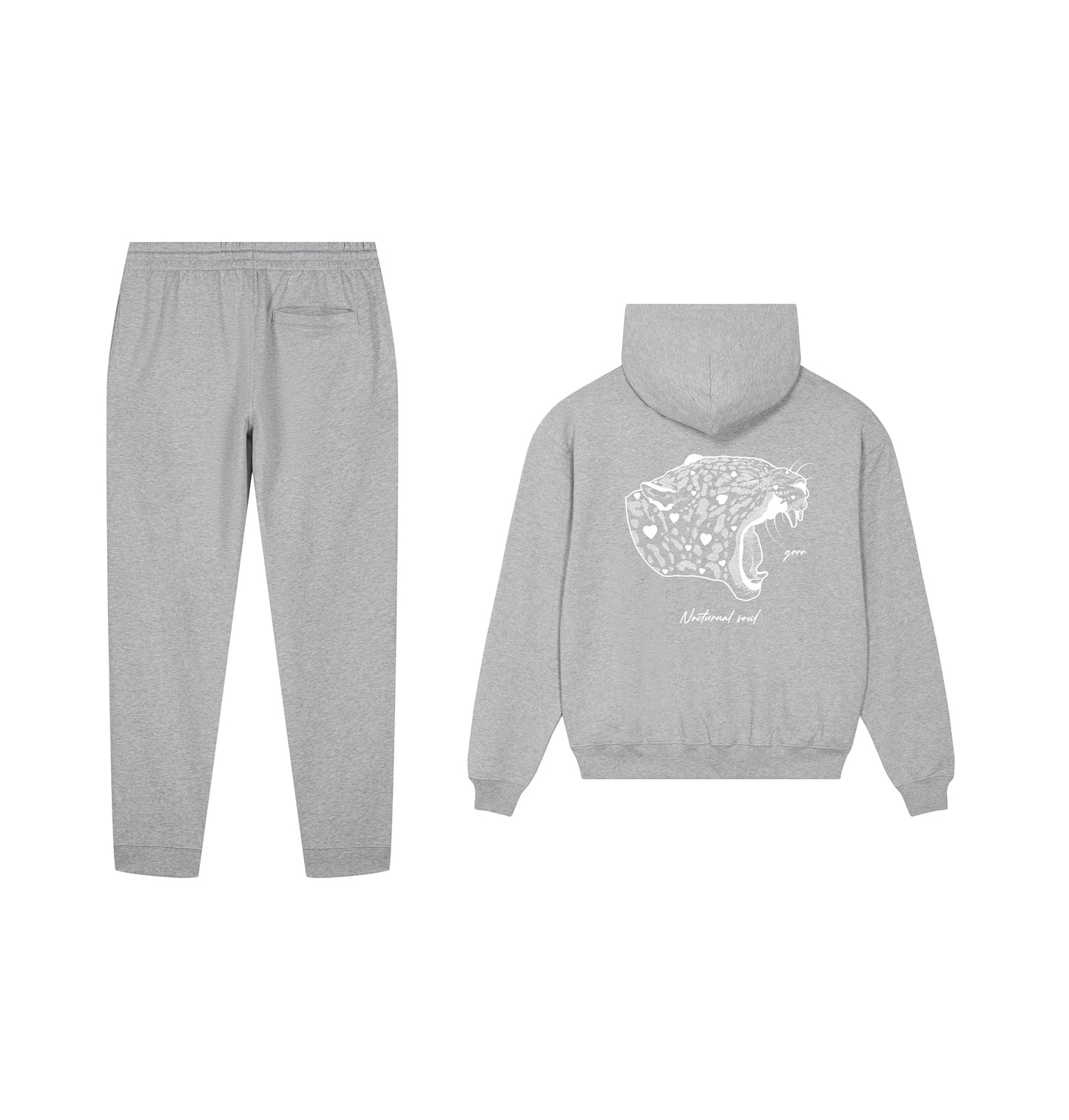 ENSEMBLE GRIS NOCTURNAL SOUL (JOGGING+HOODIE)