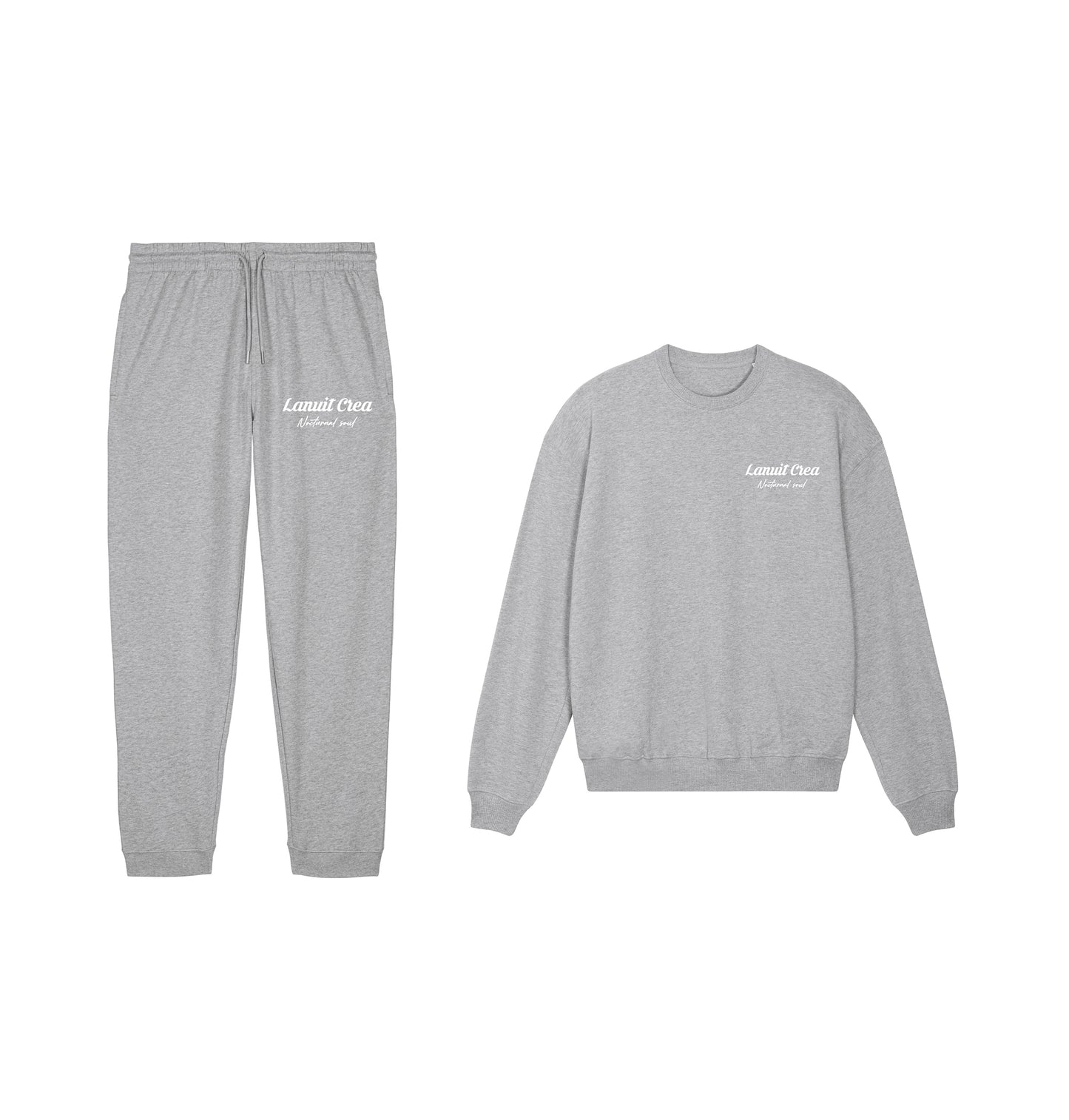 ENSEMBLE GRIS NOCTURNAL SOUL (JOGGING+SWEATSHIRT)